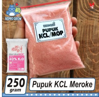 Pupuk KCL atau MOP Kalium Potasium Klorida Kemasan 250 gr