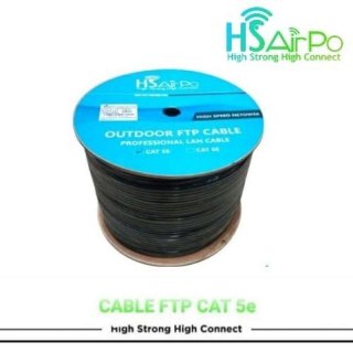 Hsairpo Cable FTP Cat 5e HS-FTP5EOD Per Roll Outdoor HS Airpo