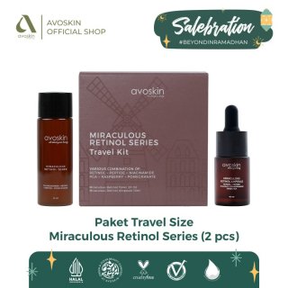 Paket Skincare Travel Size-Avoskin Miraculous Retinol Series