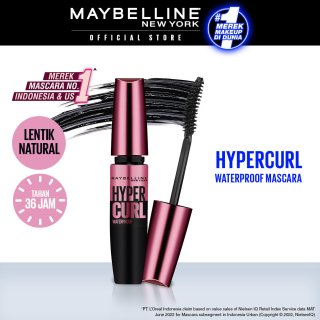 Maybelline Volum Express Hyper Curl Mascara Waterproof - Black