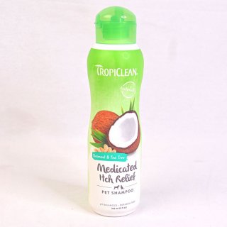 TropiClean Medicated Oatmeal & Tea Tree Pet Shampoo