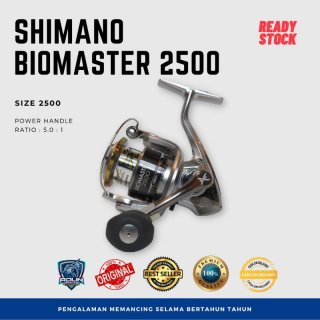 1. Shimano Biomaster 2500, Pilihan Terbaik Untuk Memancing di Berbagai Jenis Perairan