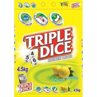2. Detergent Triple Dice Lemon