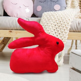 King Rabbit Bantal Dekorasi Kelinci Merah