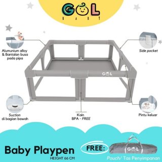 GOL Baby Baby Playpen Fence - 120 cm x 120 cm