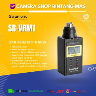 Saramonic SR-VRM1 Linear PCM Recorder for XLR Mic