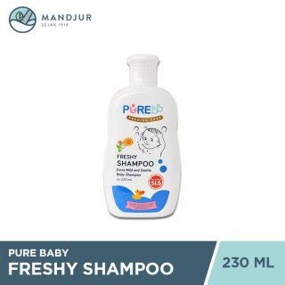 8. Pure Baby Shampoo Freshy, Tanpa Deterjen