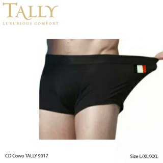 TALLY Celana Boxer Pria/Cowo Katun Fit to M - XXL Cd Pria Dewasa Nyaman Dipakai 9017