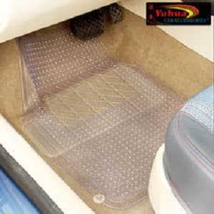 Karpet Karet Waterproof Mobil Bening Transparant