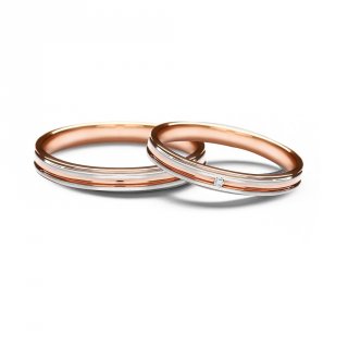 Lino and Sons - Wedding Ring (Briar Gold & Brier Diamond Ring)