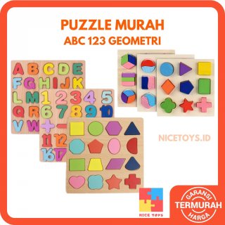 1. Puzzle ABC Murah Puzzle 123 Murah Puzzle Geometri 