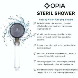 Opia Steril Shower Filter Head Set