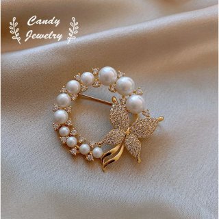 20. Candy Jewelry Fashion Korean Butterfly Brooches, Simpel dan Manis