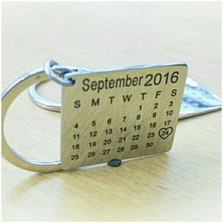 4. Gantungan Kunci Kalender sebagai Pengingat Hari Jadi 