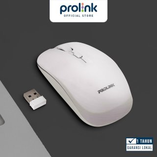 Prolink Mouse Wireless FREE Battery l 4 buttons l USB Optical 800/1200/1600 DPI l PMW6007