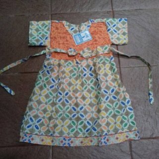 Dress Batik Anak Motif Kawung