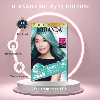 Miranda Hair Color Precious Turquoise P3