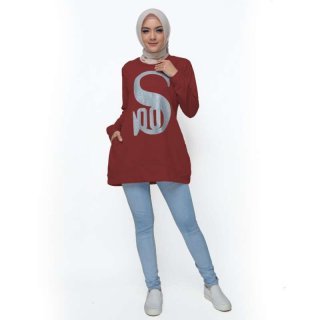 Kaos Tshirt Lengan Panjang Wanita Muslim Terbaru
