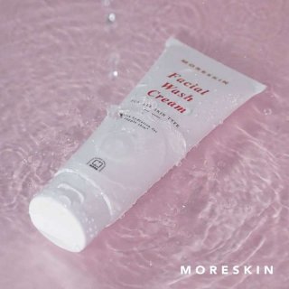 MORESKIN Facial Wash Yogurt - Pembersih Wajah Ala Korea / Sabun Muka Mencerahkan / Penghilang Jerawat Alami BPOM