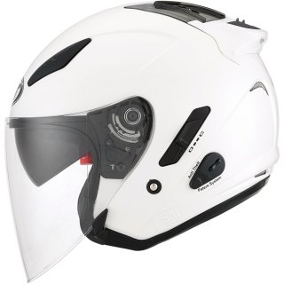 HELM KYT GALAXY FLAT R SOLID - WHITE