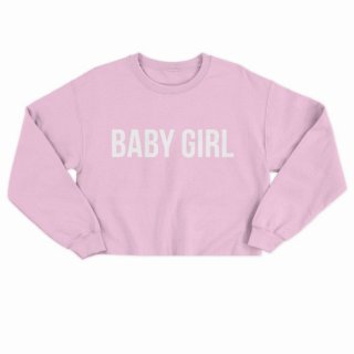 Thesilversky Babygirl - Crop Crewneck Sweater