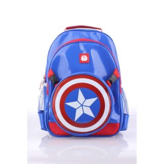 Tas Ransel Sekolah Anak Laki-laki - Captain Amerika Backpack CBD176