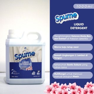 14. Spume Liquid Detergent, Membersihkan Hingga ke Serat Terdalam