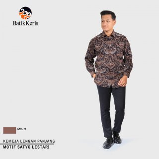 Batik Keris Kemeja Lengan Panjang Satyo Lestari