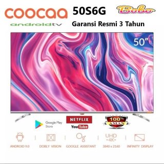 COOCAA 4K Android 9.0 Smart TV 50S6G