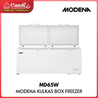 19. Freezer Box Modena MD65W, Kapasitas 650 L Dengan Dua Pintu
