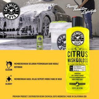 Chemical Guys Citrus Wash & Gloss 473ml Shampoo Mobil