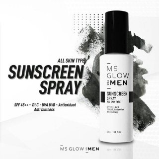 28. Sunscreen Ms Glow Men Spray Melindunginya Beraktivitas Outdoor