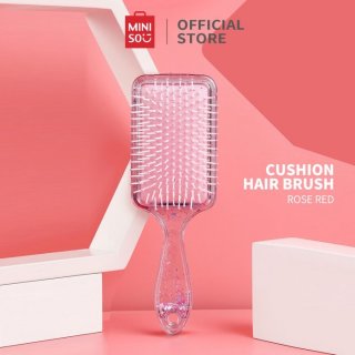 Miniso Sisir Cushion Hair Brush Comb Bersinar Portable Hair Comb