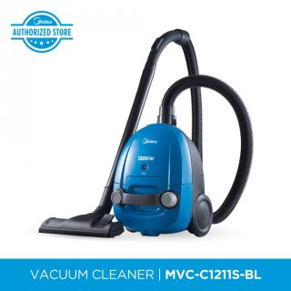 8. Midea Vacuum Cleaner MVC-C1211S-BL, Mudah Menjangkau Sudut Tersulit