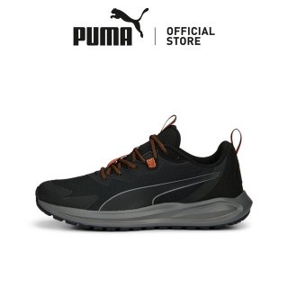PUMA Sepatu Twitch Runner Trail Black-Chili Powder