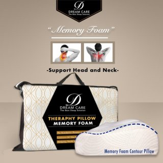 7. Dream Care Bantal Tidur Kesehatan 100% Memory Foam - Therapy Pillow