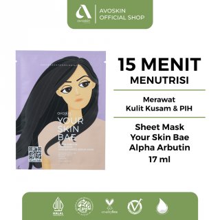 Sheet Mask Avoskin Your Skin Bae Alpha Arbutin