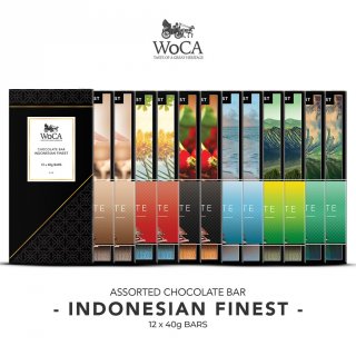 29. WoCA Assorted Premium Chocolate Bar 12, Penggemar Cokelat Wajib Coba