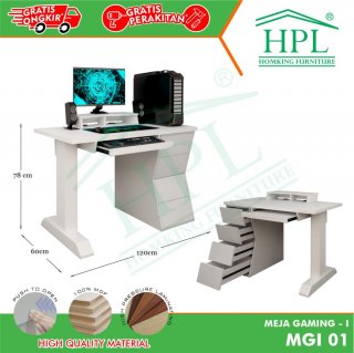 Meja Gaming-Meja Kerja-Meja Belajar HPL - MGI01