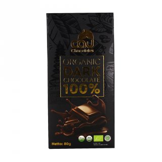 11. CAU CHOCOLATES - Organic Dark Chocolate 100%