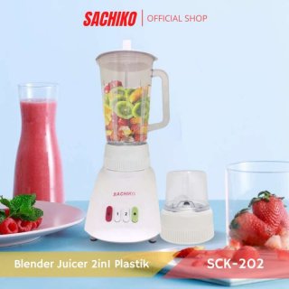 Sachiko Blender Juicer Elektronik 2 IN 1 Kapasitas 1,2 L SCK-202
