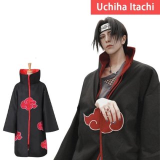 Kostum Jubah Akatsuki Dewasa Naruto Itachi Uchiha Anime Cosplay Import