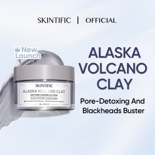 SKINTIFIC Alaska Volcano Clay Mask Deep Pores Cleansing Mud Mask 