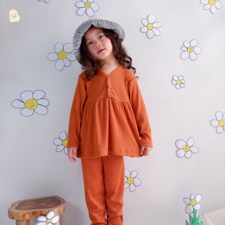 6. Booyah Baby and Kids Piyama Anak Lyra Pajamas dengan Detail Babydoll yang Menggemaskan