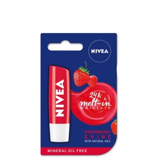 Nivea Lip Balm Fruity Shine Beauty Stick Strawberry 