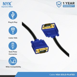 Cable NYK Kabel VGA GOLD PLATE