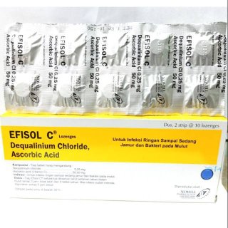 Efisol C Loz tablet (1 Dos isi 20 Tablet)