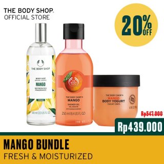 20. The Body Shop Fresh & Moisturised With Mango Bundles, Segar Seharian