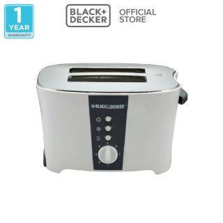 Black+Decker Toaster / Pemanggang Roti 2 Slice ET122-B1