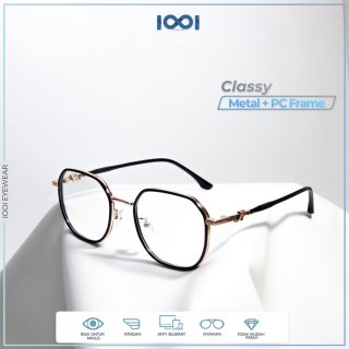 IOOI Eyewear - Kacamata Segi Enam Metal